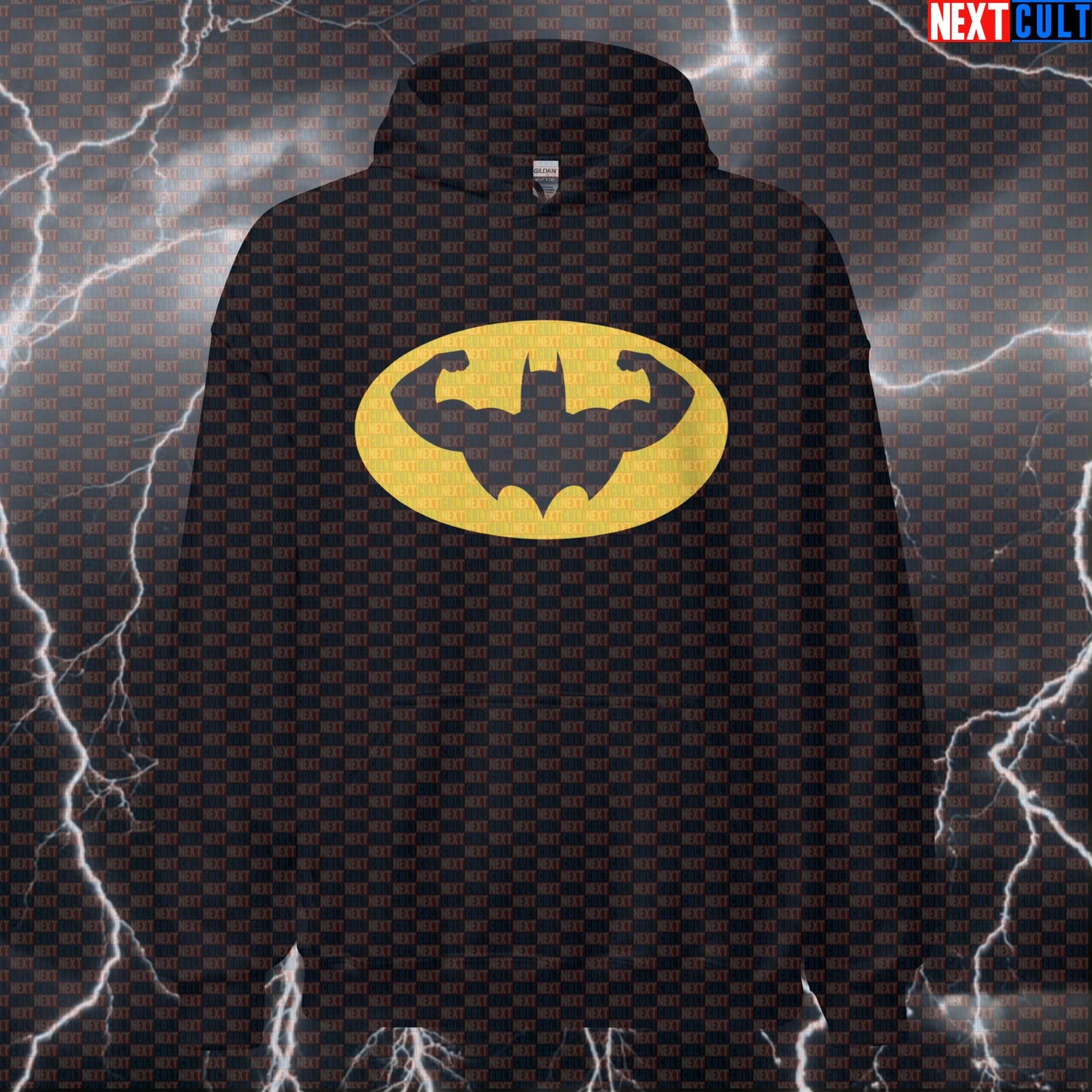 Funny Swole Batman Gym Hoodie Pump Cover Hooded Sweatshirt Pullover Workout Hoodie for Gymbros Lifters Hoodies Next Cult Brand