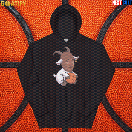 Michael Jordan Hoodie - Crying Jordan GOAT Meme Pullover Gift for Chicago Bulls NBA Fans Black Hoodies Next Cult Brand