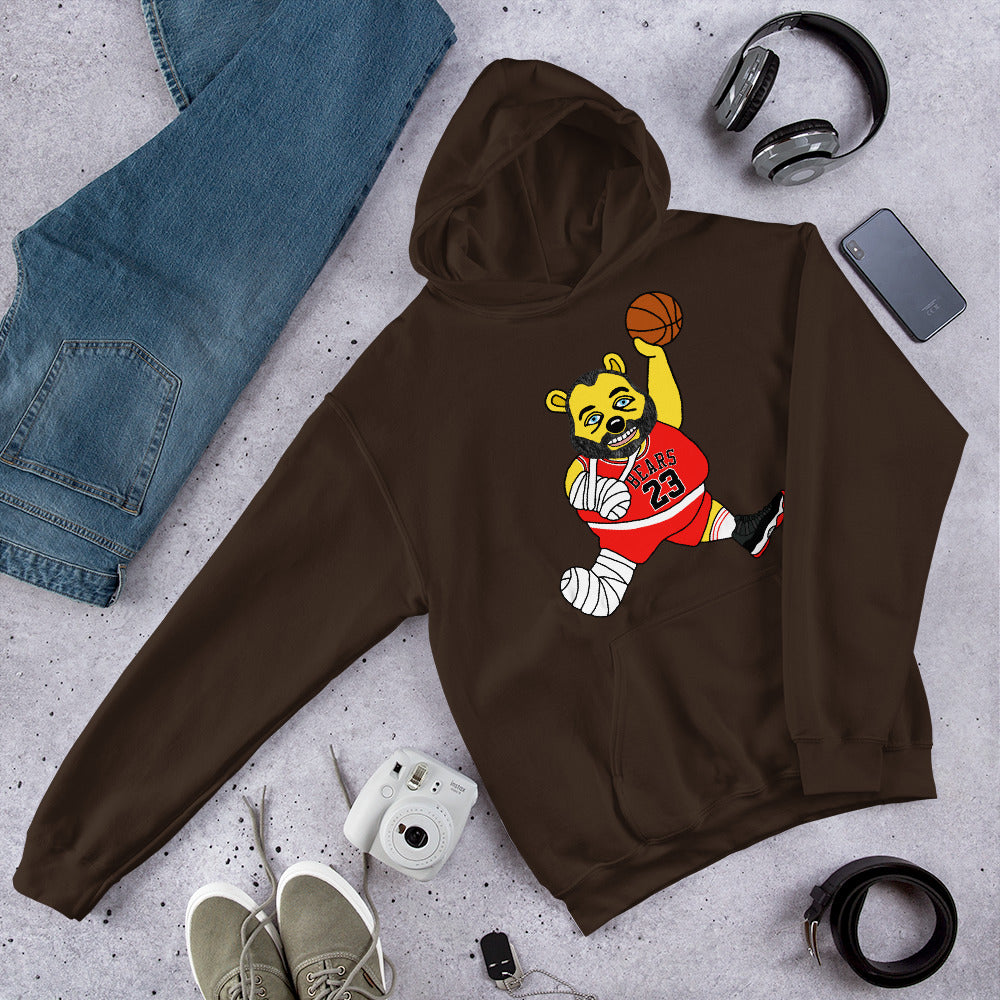 Air Segura, Tom Segura Basketball, Your Mom's House (YMH), 2 Bears 1 Cave, Funny Unisex Hoodie Dark Chocolate Hoodies 2 Bears 1 Cave Air Segura Podcasts Stand-up Comedy Tom Segura YMH Next Cult Brand