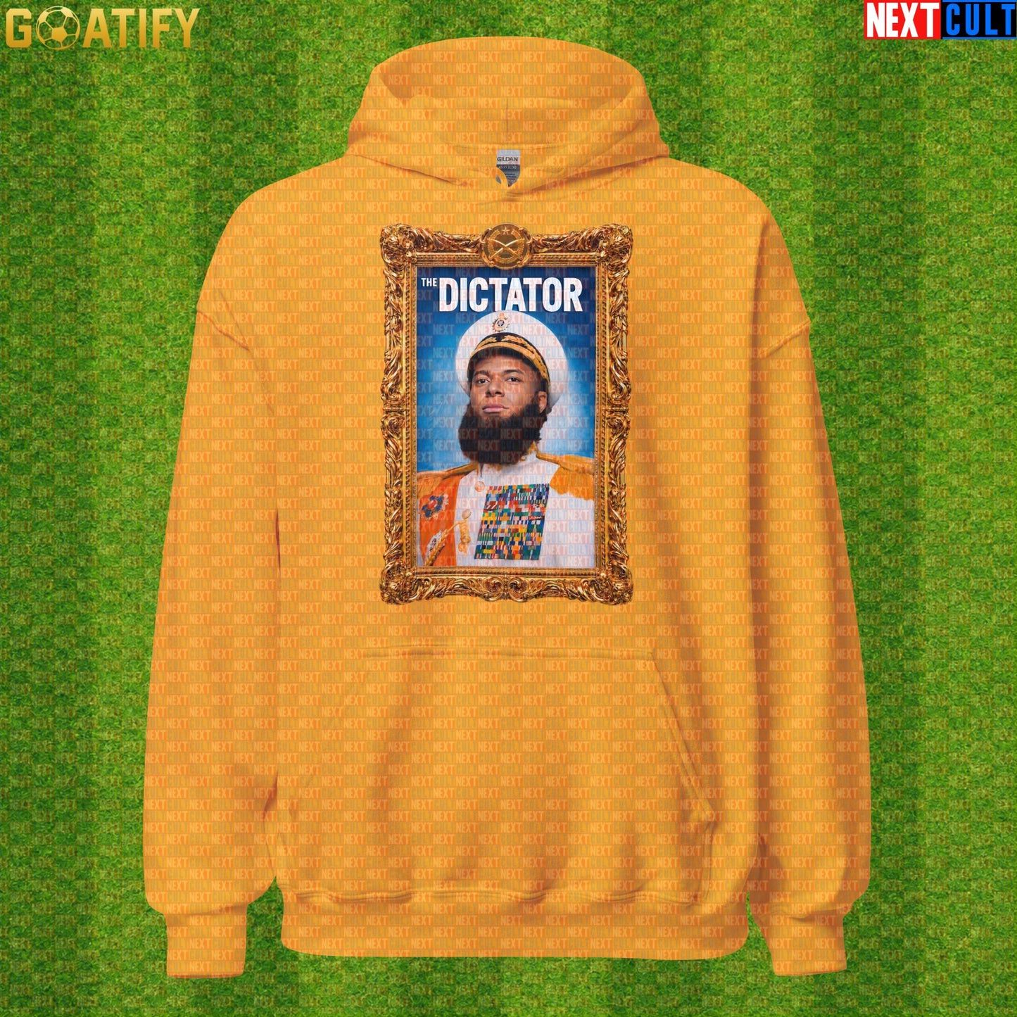 Kylian Mbappe Hoodie – The Dictator Football Meme Pullover for Real Madrid Supporters Gold Next Cult Brand