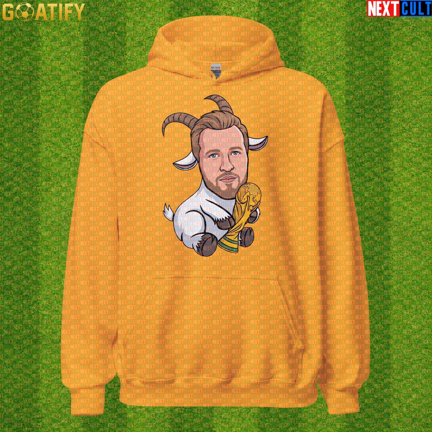 Harry Kane Hoodie – Future World Cup Champion Pullover for England Three Lions Fans Gold Hoodies Next Cult Brand