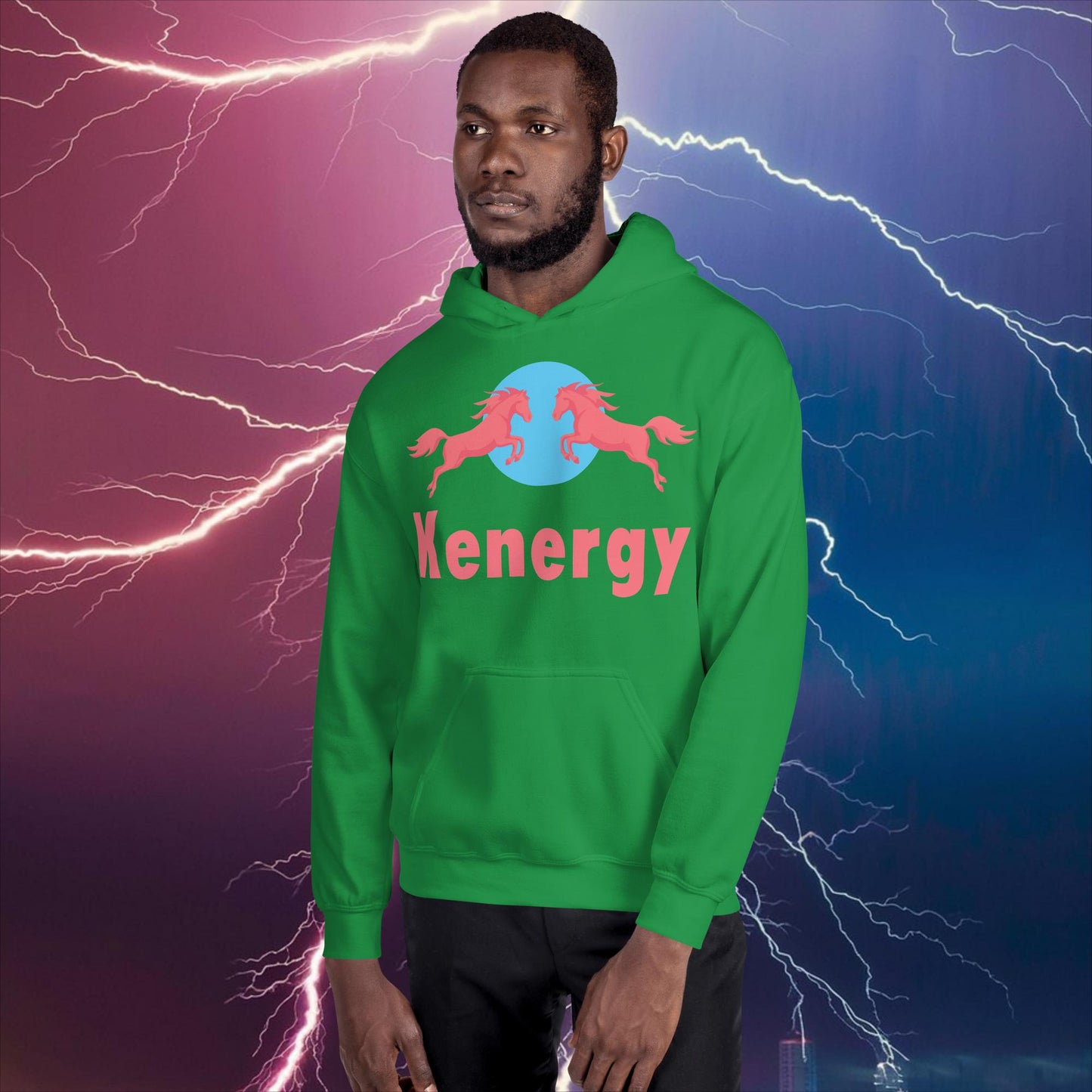 Kenergy Red Bull Ken Barbie Ryan Gosling Kenergy Unisex Hoodie Irish Green Hoodies Barbie Ken Kenergy Movies Next Cult Brand