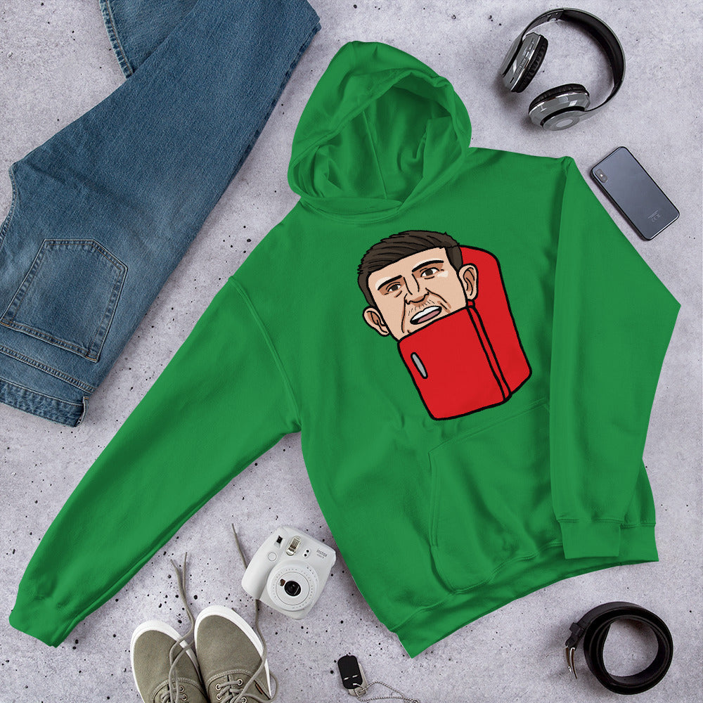 Harry ''The Fridge'' Maguire Unisex Hoodie Irish Green Hoodies Football Harry Maguire Manchester United The Fridge Next Cult Brand