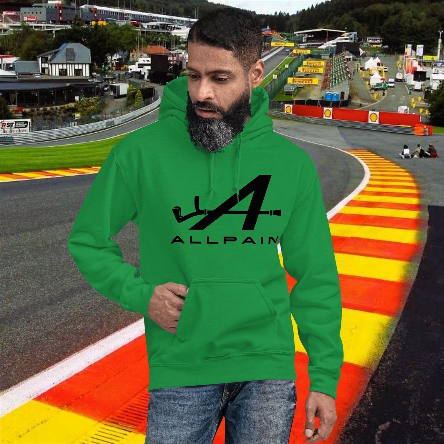 Allpain Alpine F1 Formula 1 Pierre Gasly Esteban Ocon Alpine Unisex Hoodie Irish Green Hoodies Alpine F1 Next Cult Brand