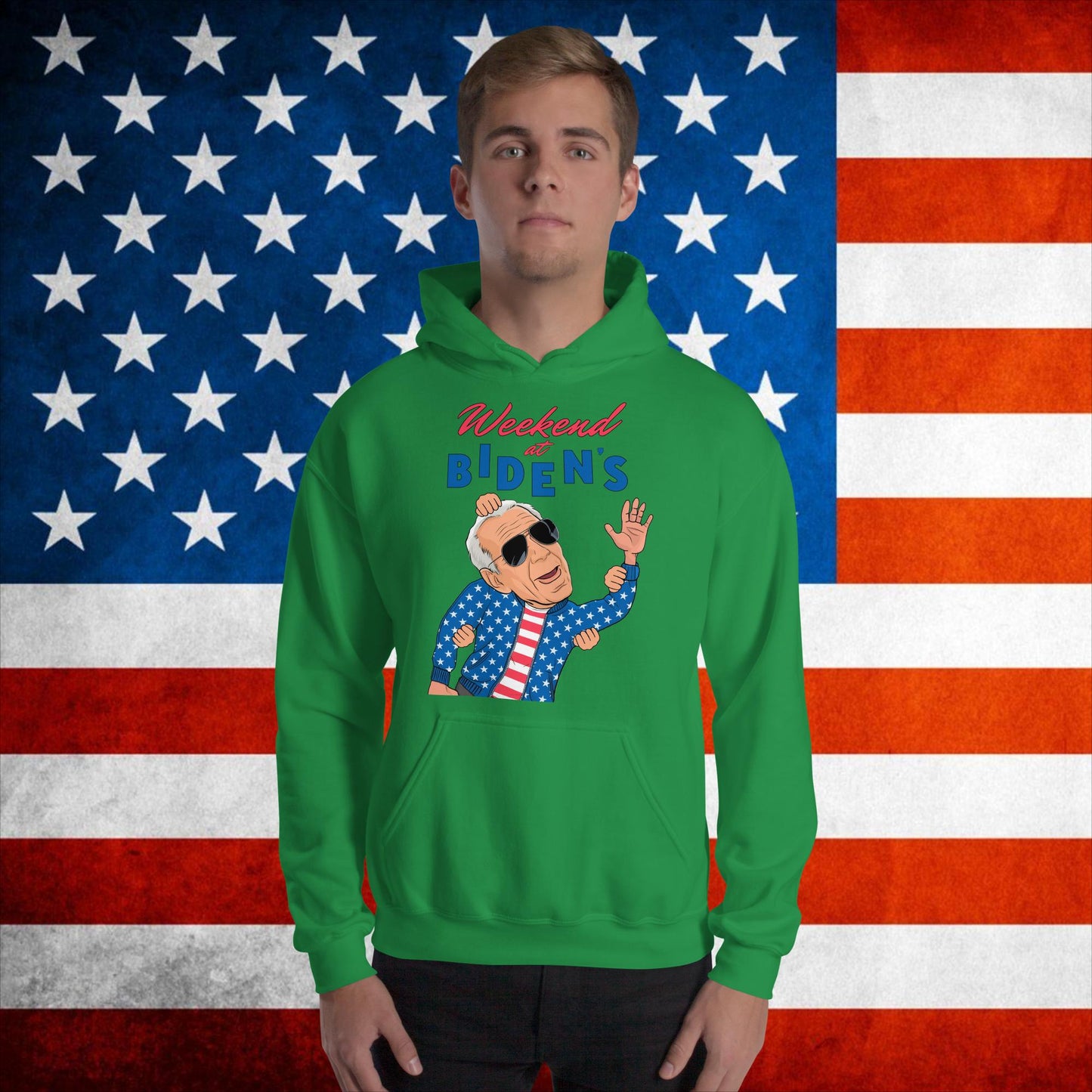 Weekend at Biden's Hoodie Joe Biden Meme Pullover Democrat Hoodie Republican Hoodie Trump Hoodie Politics Hoodie Elections Hoodie Trump GiftUnisex Hoodie Irish Green Hoodies Democrats Joe Biden Politics Next Cult Brand