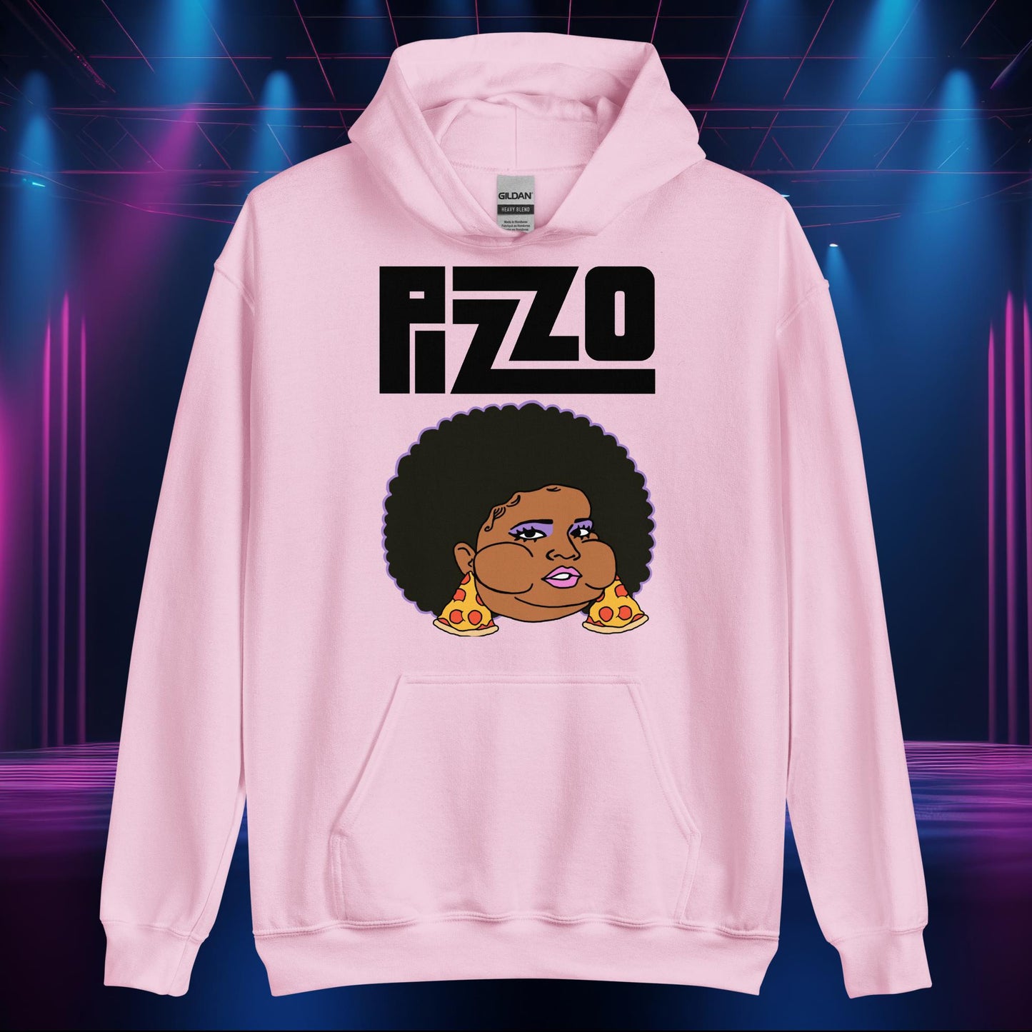 Pizzo Lizzo Pizza Lizzo Merch Lizzo Gift Body Positivity Body empowerment Lizzo Unisex Hoodie Light Pink Hoodies Lizzo Music Next Cult Brand