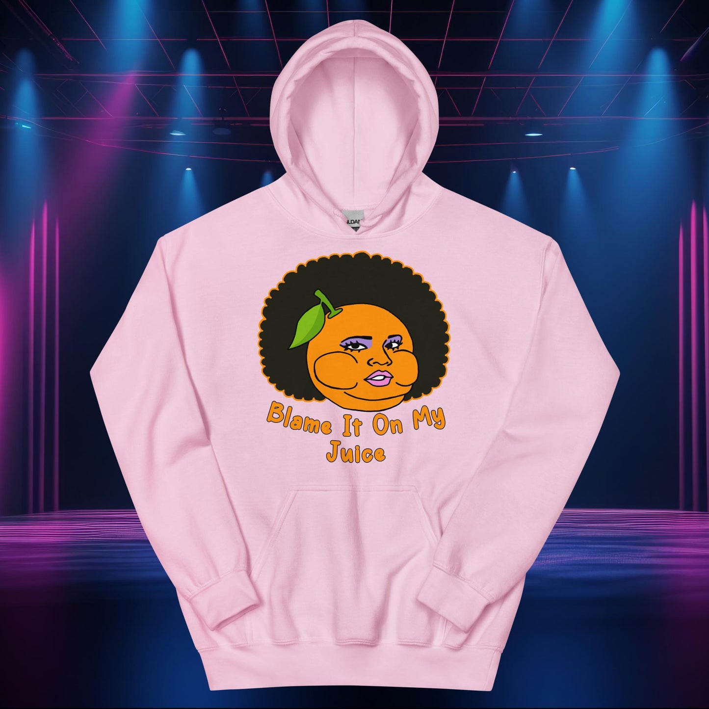 Blame It On My Juice Lizzo Special Tour Lizzo Merch Lizzo Gift Lizzo Song Lyrics Lizzo Unisex Hoodie Light Pink Hoodies Lizzo Music Next Cult Brand