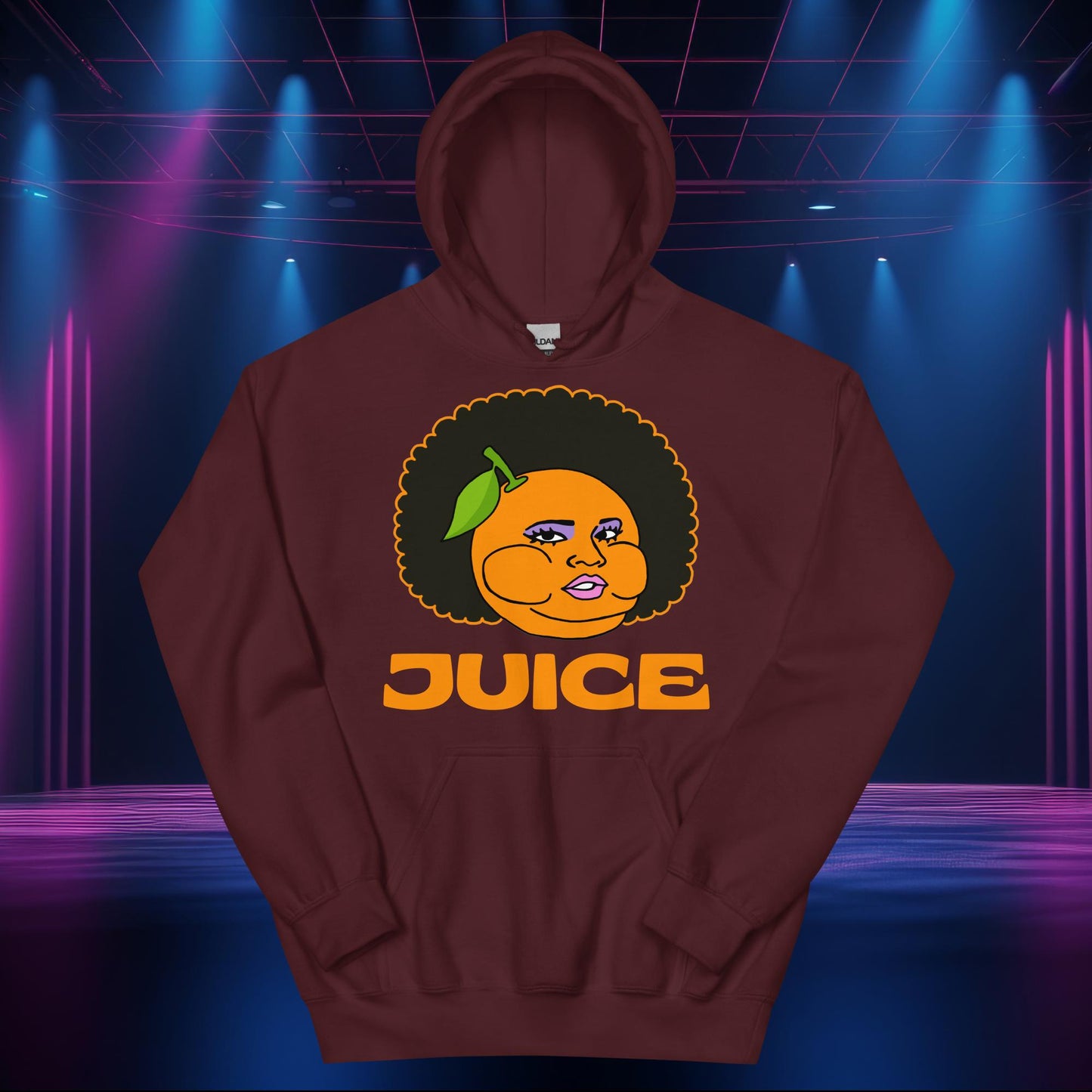 Blame It On My Juice Lizzo Special Tour Lizzo Merch Lizzo Gift Lizzo Song Lyrics Lizzo Unisex Hoodie Maroon Hoodies Lizzo Music Next Cult Brand