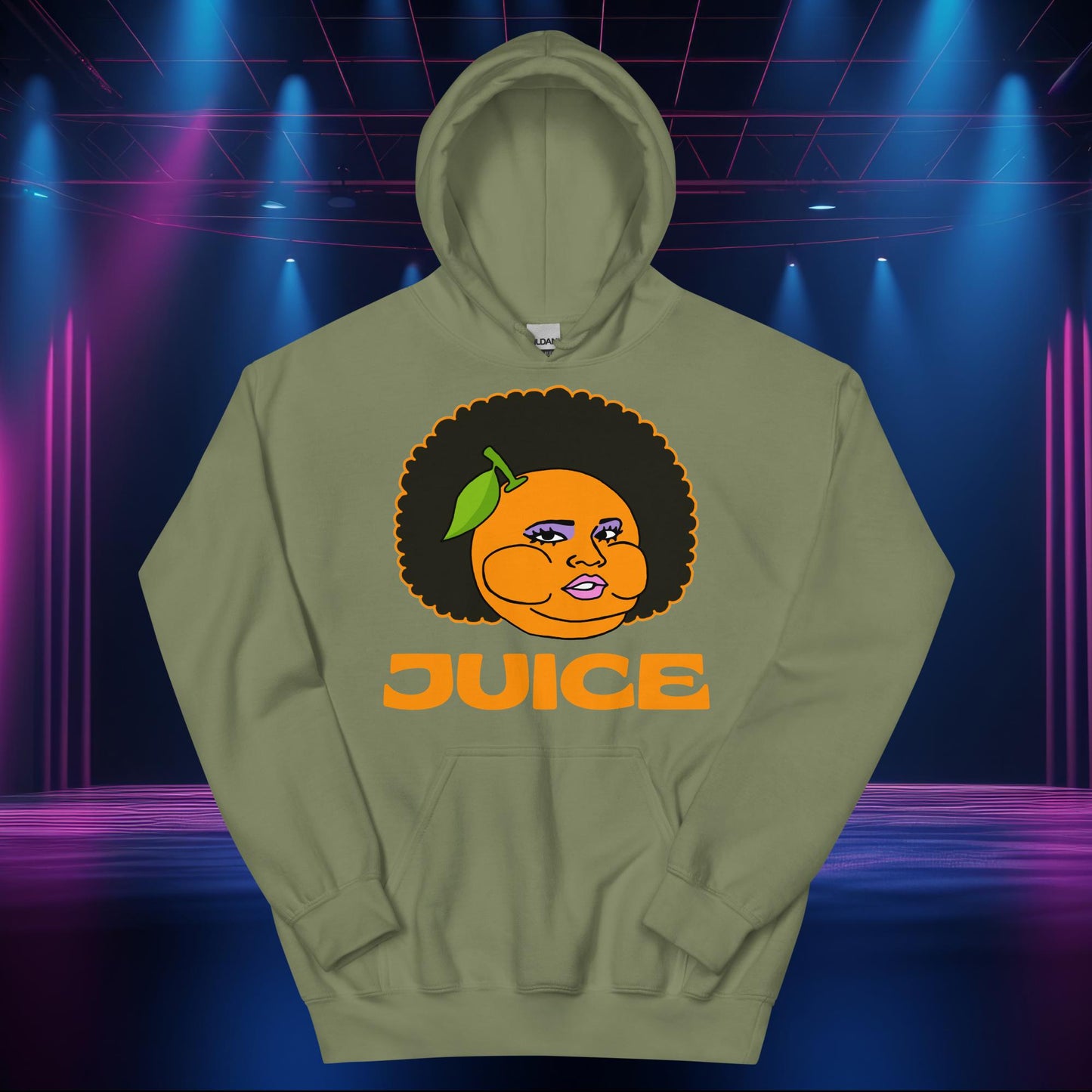 Blame It On My Juice Lizzo Special Tour Lizzo Merch Lizzo Gift Lizzo Song Lyrics Lizzo Unisex Hoodie Military Green Hoodies Lizzo Music Next Cult Brand