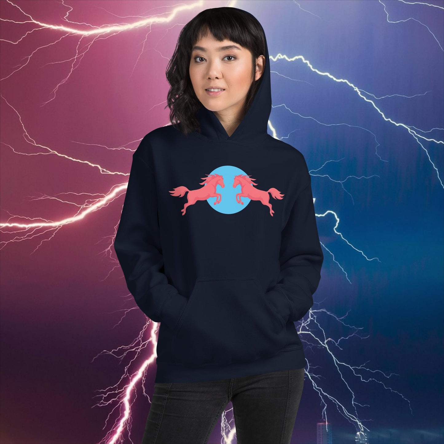Kenergy Red Bull Ken Barbie Ryan Gosling Kenergy Unisex Hoodie Navy Hoodies Barbie Ken Kenergy Movies Next Cult Brand