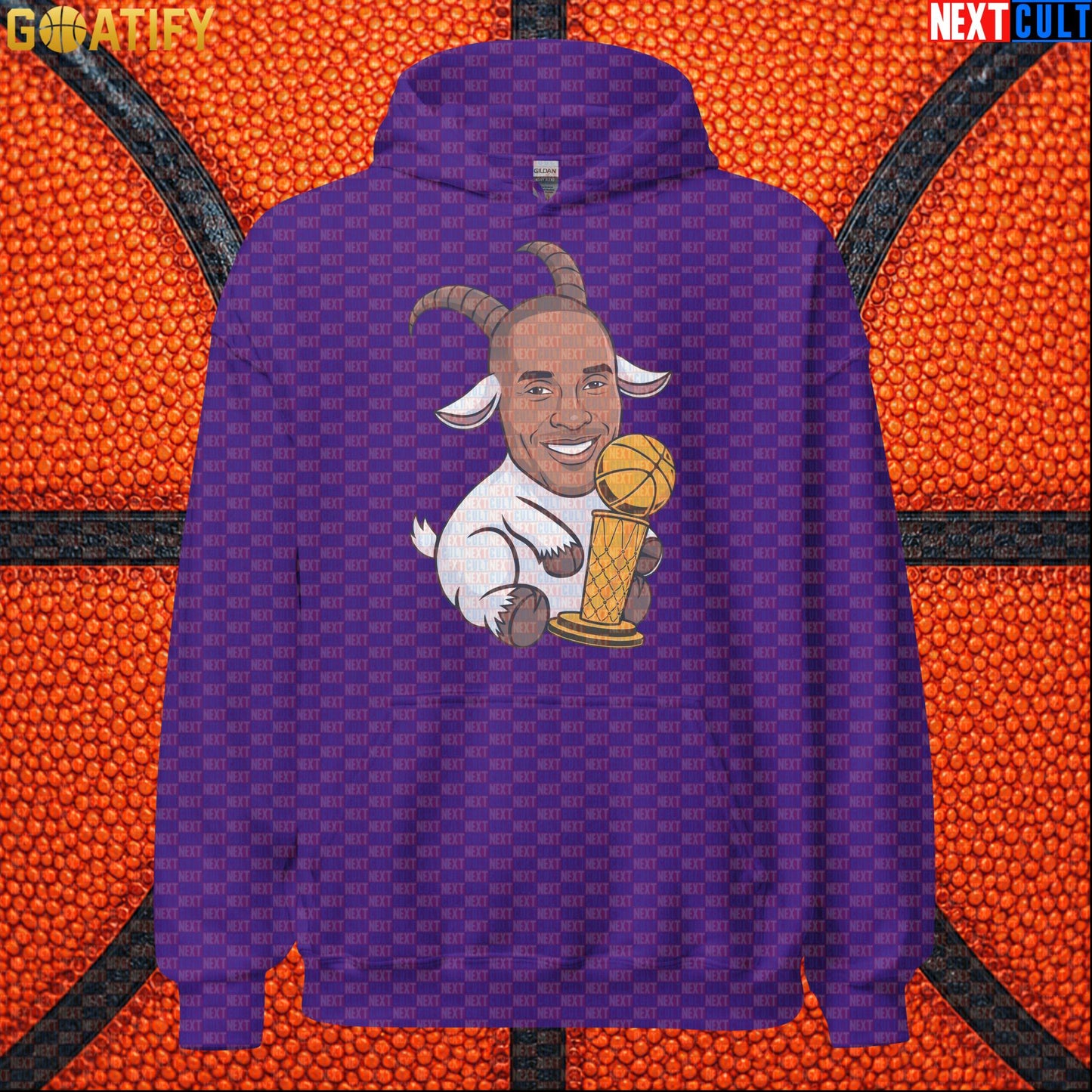 Kobe Bryant Hoodie – The GOAT Champion Basketball Pullover for Lakers Fans & NBA Gifts Purple Hoodies Next Cult Brand
