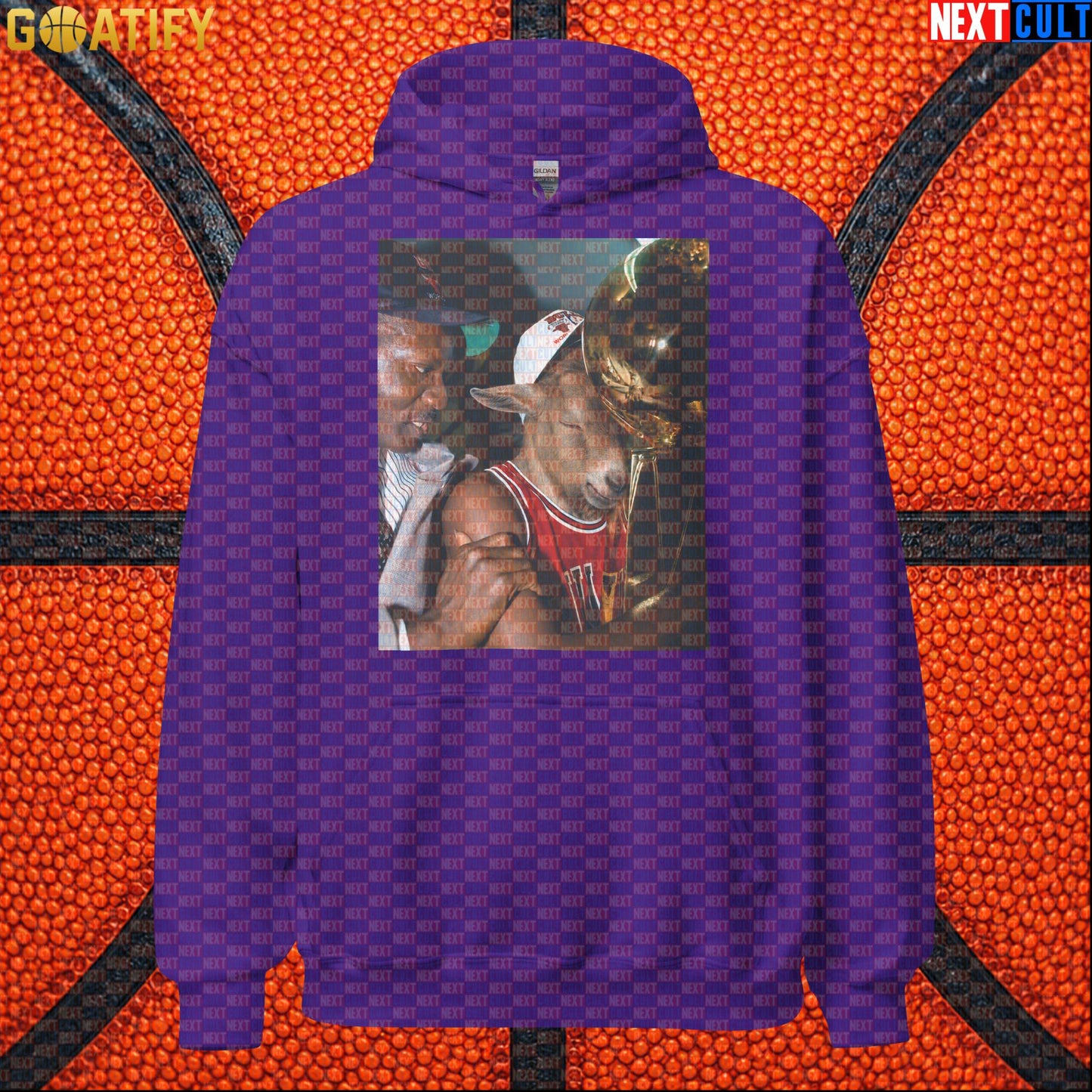 Michael Jordan Hoodie – Chicago Bulls Greatest of All Time Pullover for NBA Fans & Sports Gifts Purple Hoodies Next Cult Brand