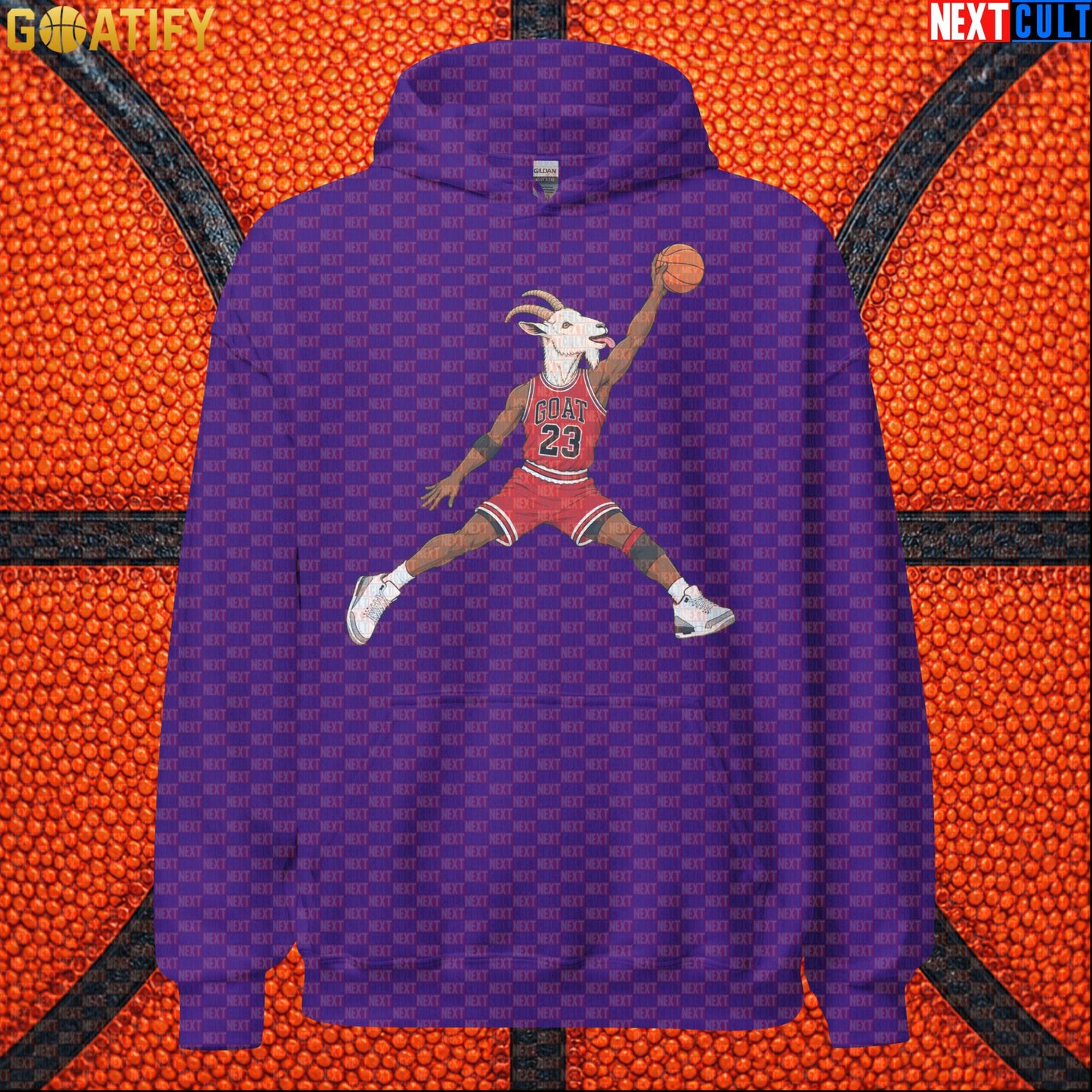 Michael Jordan Hoodie – Free Throw Line Dunk GOAT Pullover for Chicago Bulls NBA Fans Purple Hoodies Next Cult Brand