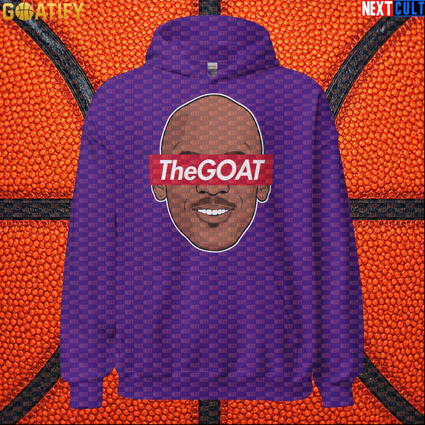 Michael Jordan Hoodie – The GOAT Chicago Bulls 6 Rings Pullover for Basketball Fans Purple Hoodies Next Cult Brand