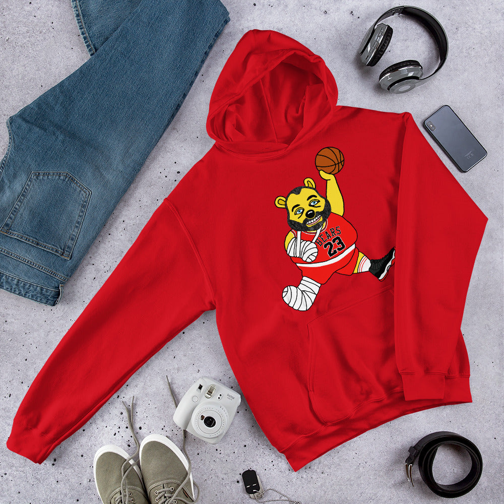 Air Segura, Tom Segura Basketball, Your Mom's House (YMH), 2 Bears 1 Cave, Funny Unisex Hoodie Red Hoodies 2 Bears 1 Cave Air Segura Podcasts Stand-up Comedy Tom Segura YMH Next Cult Brand