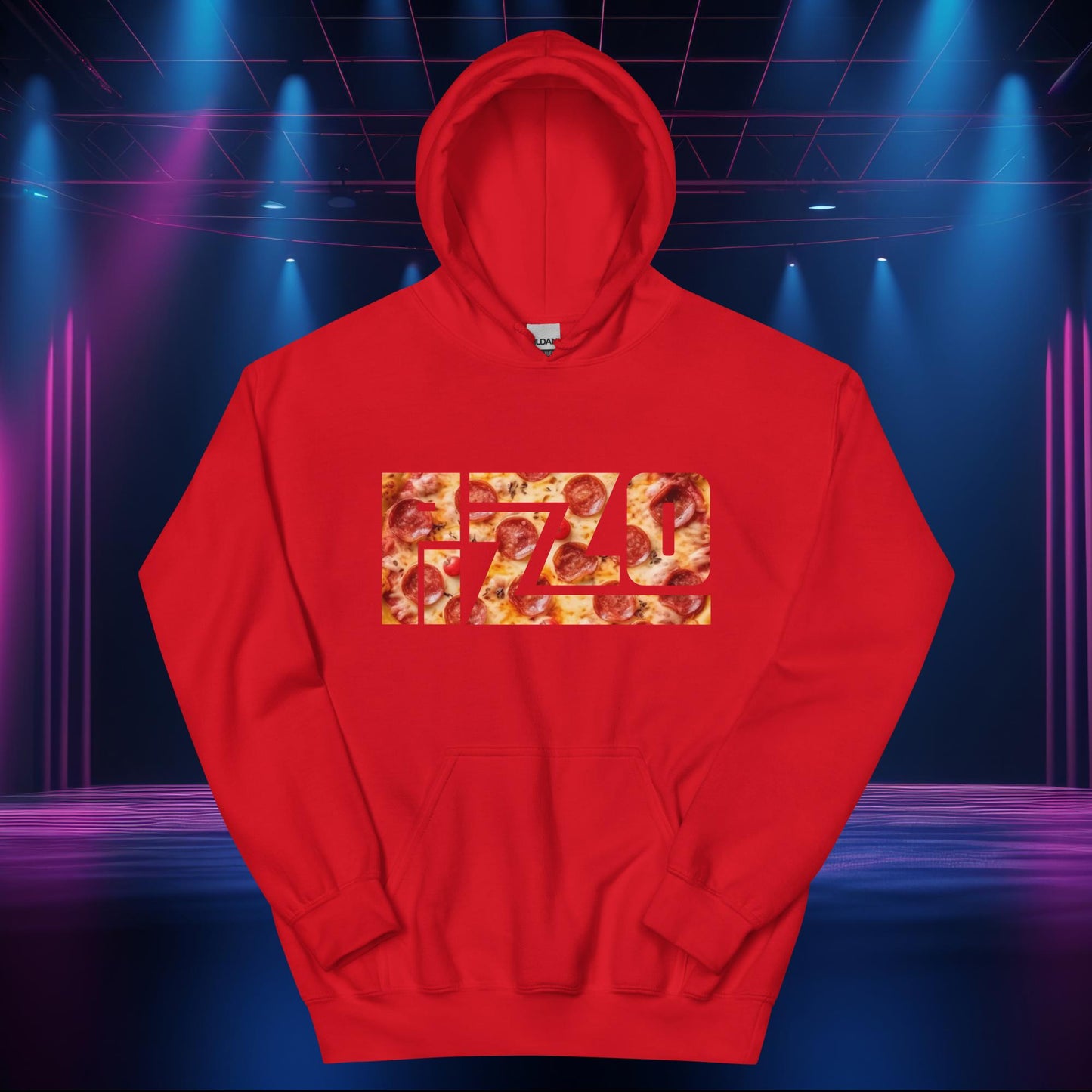 Pizzo Logo Lizzo Pizza Lizzo Merch Lizzo Gift Body Positivity Body empowerment Lizzo Unisex Hoodie Red Hoodies Lizzo Music Next Cult Brand