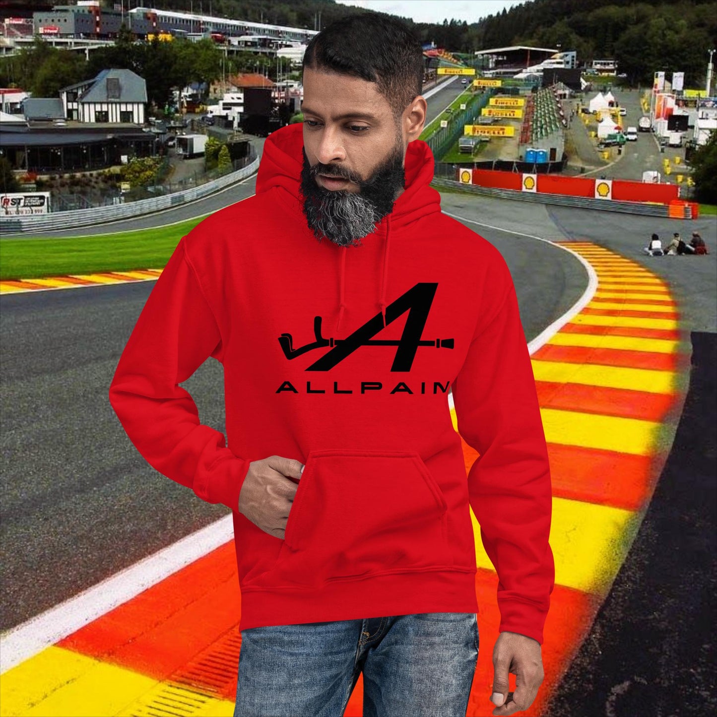Allpain Alpine F1 Formula 1 Pierre Gasly Esteban Ocon Alpine Unisex Hoodie Red Hoodies Alpine F1 Next Cult Brand