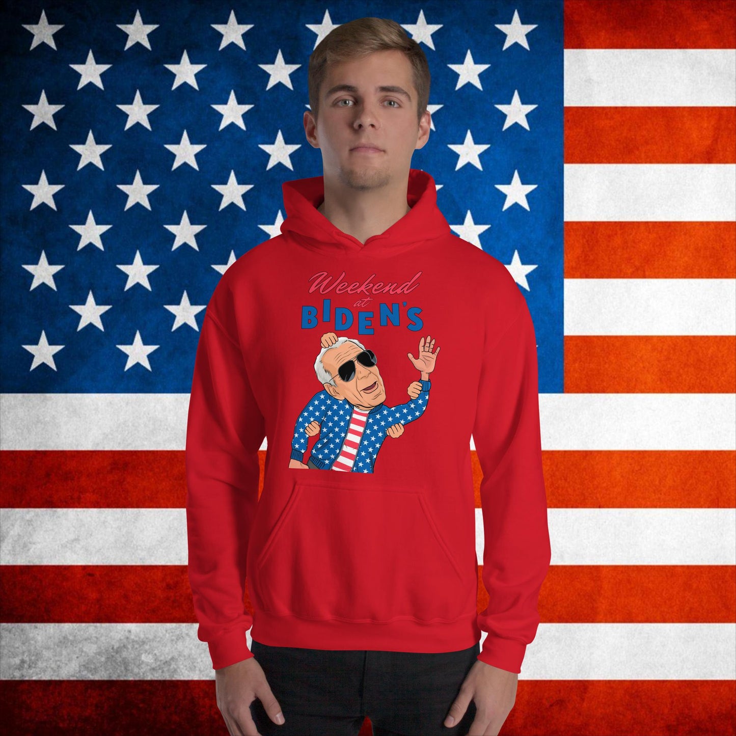 Weekend at Biden's Hoodie Joe Biden Meme Pullover Democrat Hoodie Republican Hoodie Trump Hoodie Politics Hoodie Elections Hoodie Trump GiftUnisex Hoodie Red Hoodies Democrats Joe Biden Politics Next Cult Brand