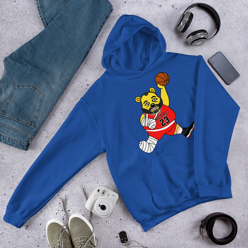 Air Segura, Tom Segura Basketball, Your Mom's House (YMH), 2 Bears 1 Cave, Funny Unisex Hoodie Royal Hoodies 2 Bears 1 Cave Air Segura Podcasts Stand-up Comedy Tom Segura YMH Next Cult Brand