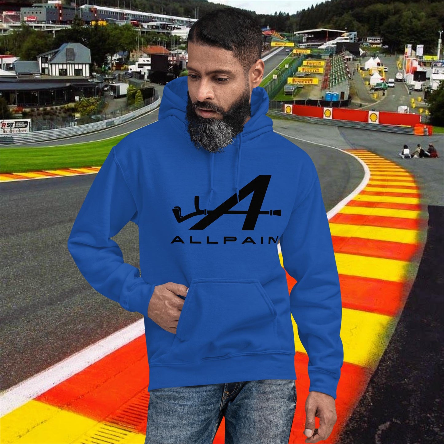 Allpain Alpine F1 Formula 1 Pierre Gasly Esteban Ocon Alpine Unisex Hoodie Royal Hoodies Alpine F1 Next Cult Brand