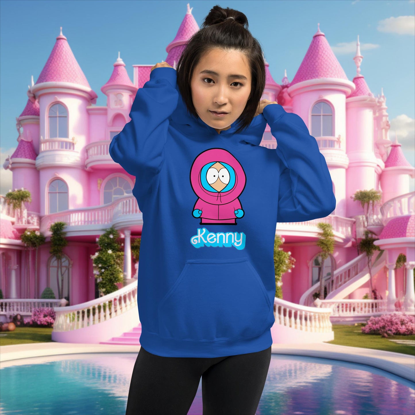 Kenny McCormick Ken Ryan Gosling Barbie South Park Kenny Unisex Hoodie Royal Hoodies Barbie Ken Kenny Movies South Park TV Shows Next Cult Brand