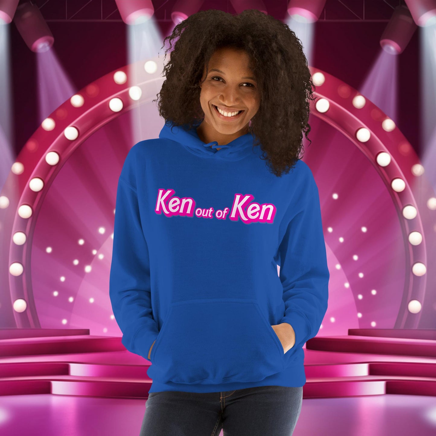 Ken out of Ken Barbie Movie Unisex Hoodie Royal Hoodies Barbie Ken Movies Next Cult Brand