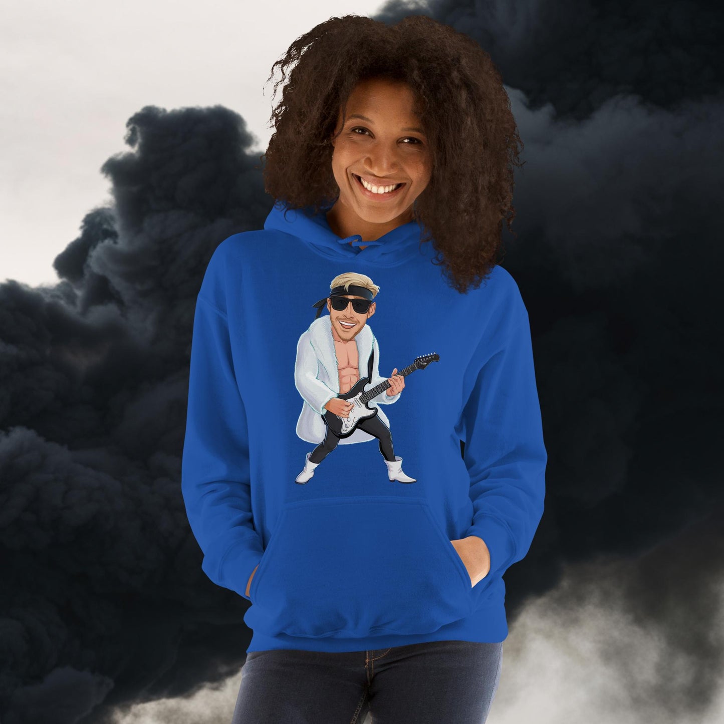Rockstar Rock Music Unisex Hoodie Royal Hoodies Barbie Celebrities Ken Movies Music Rock Music Ryan Gosling Next Cult Brand
