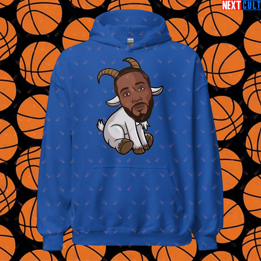 Kawhi Leonard G.O.A.T. Hoodie - Funny Basketball Meme Sweatshirt for Los Angeles Clippers, Toronto Raptors, and San Antonio Spurs Fans - Perfect Gift for Basketball Lovers Unisex Hoodie Royal Hoodies Basketball G.O.A.T. Kawhi Leonard Los Angeles Clippers NBA San Antonio Spurs Toronto Raptors Next Cult Brand