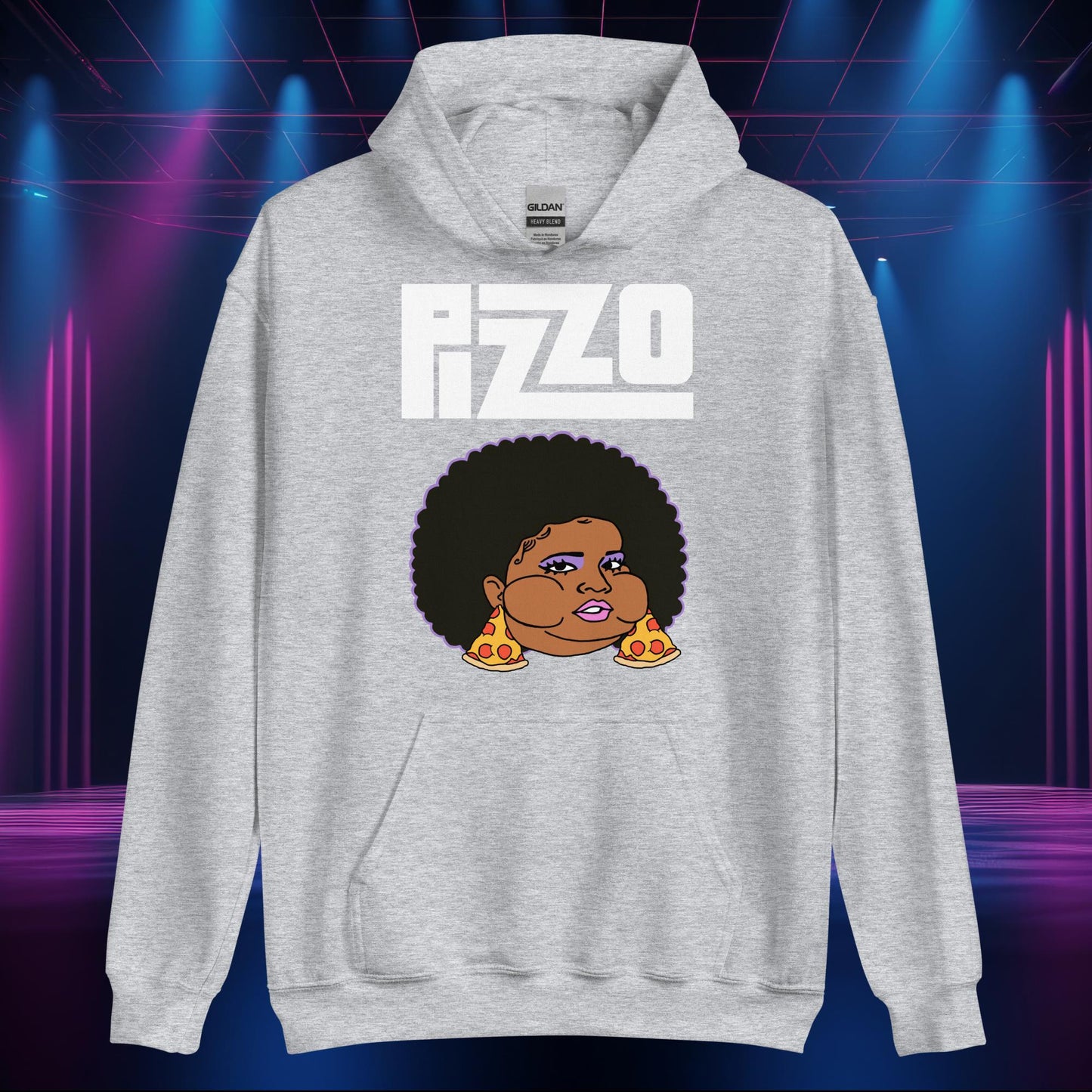 Pizzo Lizzo Pizza Lizzo Merch Lizzo Gift Body Positivity Body empowerment Lizzo Unisex Hoodie Sport Grey Hoodies Lizzo Music Next Cult Brand