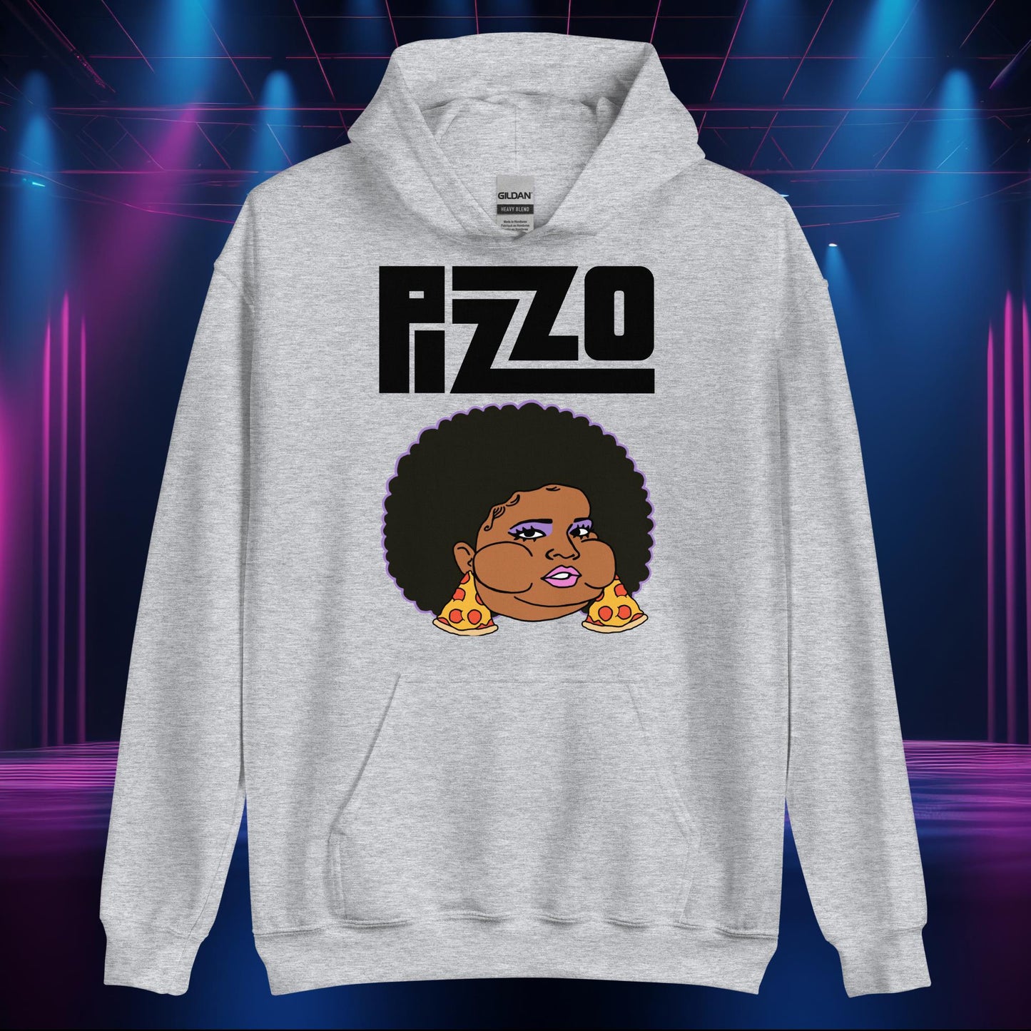 Pizzo Lizzo Pizza Lizzo Merch Lizzo Gift Body Positivity Body empowerment Lizzo Unisex Hoodie Sport Grey Hoodies Lizzo Music Next Cult Brand