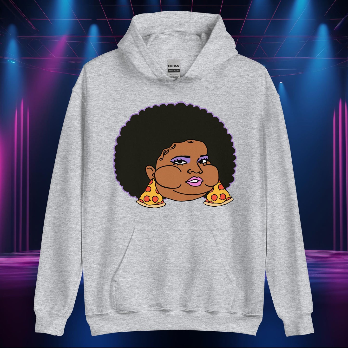 Pizzo Lizzo Pizza Lizzo Merch Lizzo Gift Body Positivity Body empowerment Lizzo Unisex Hoodie Sport Grey Hoodies Lizzo Music Next Cult Brand