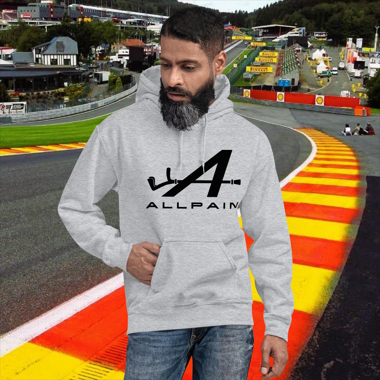Allpain Alpine F1 Formula 1 Pierre Gasly Esteban Ocon Alpine Unisex Hoodie Sport Grey Hoodies Alpine F1 Next Cult Brand
