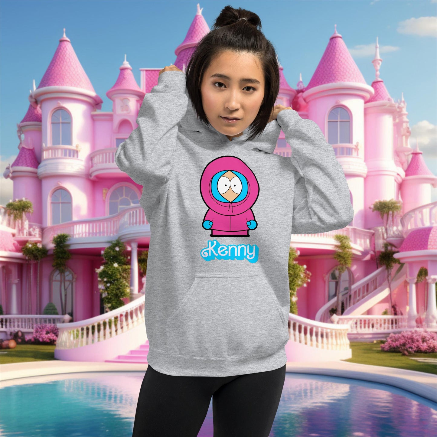 Kenny McCormick Ken Ryan Gosling Barbie South Park Kenny Unisex Hoodie Sport Grey Hoodies Barbie Ken Kenny Movies South Park TV Shows Next Cult Brand