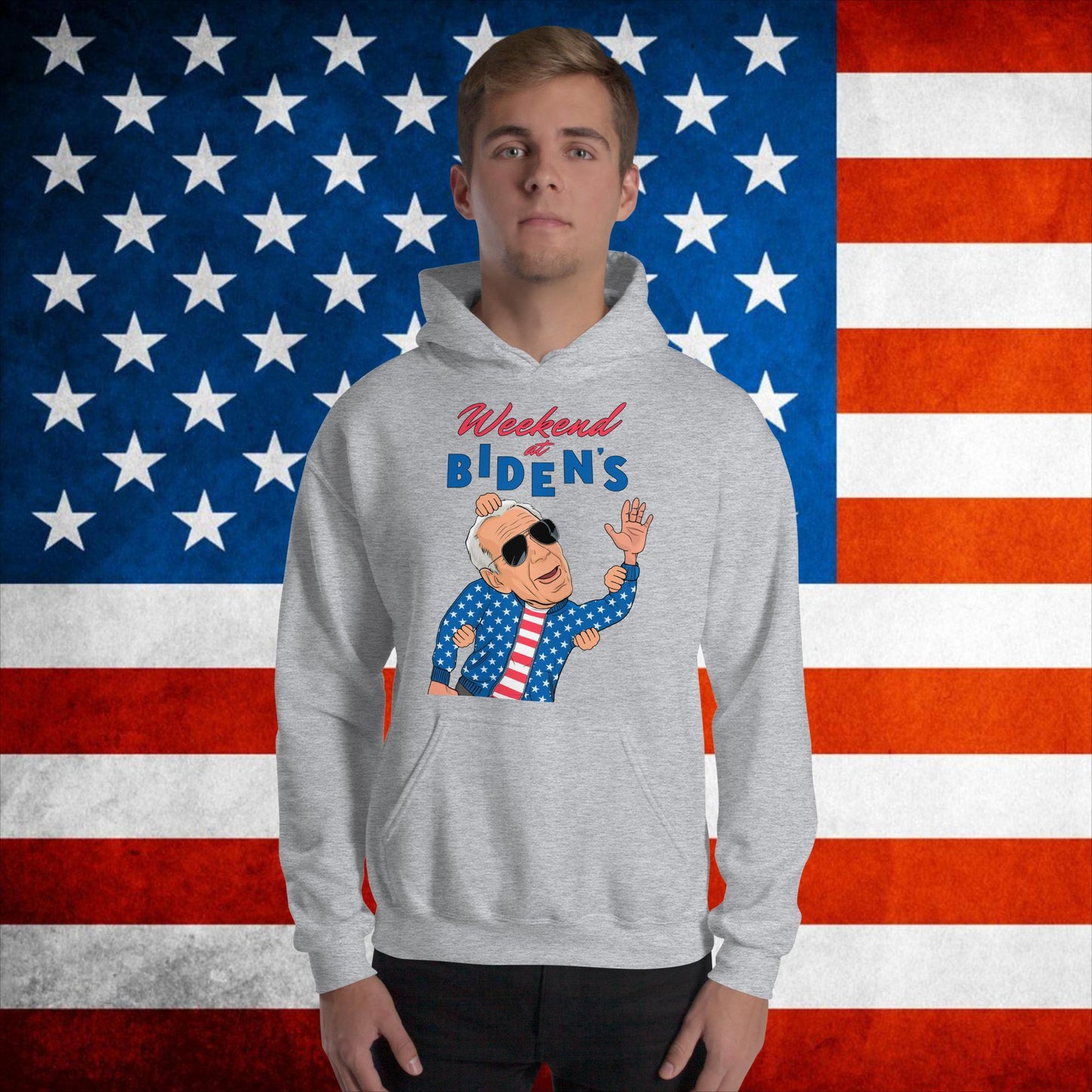 Weekend at Biden's Hoodie Joe Biden Meme Pullover Democrat Hoodie Republican Hoodie Trump Hoodie Politics Hoodie Elections Hoodie Trump GiftUnisex Hoodie Sport Grey Hoodies Democrats Joe Biden Politics Next Cult Brand