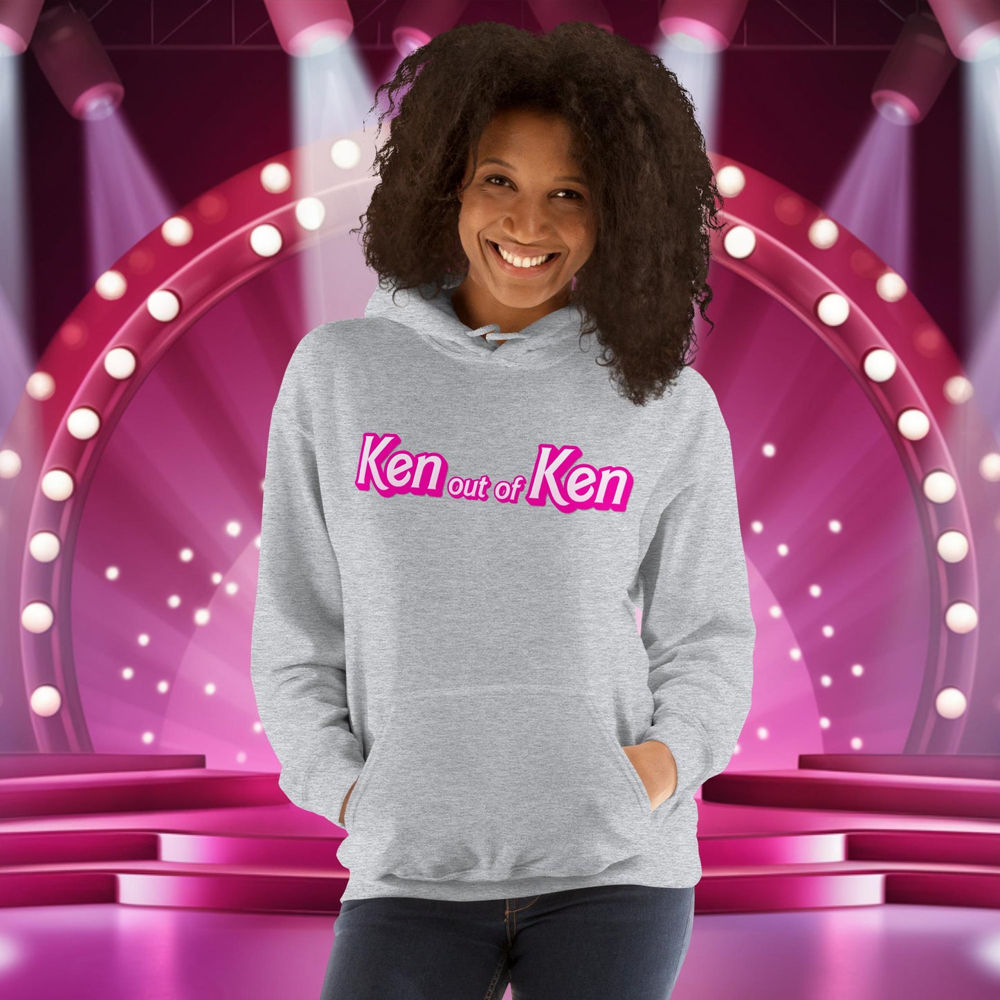 Ken out of Ken Barbie Movie Unisex Hoodie Sport Grey Hoodies Barbie Ken Movies Next Cult Brand