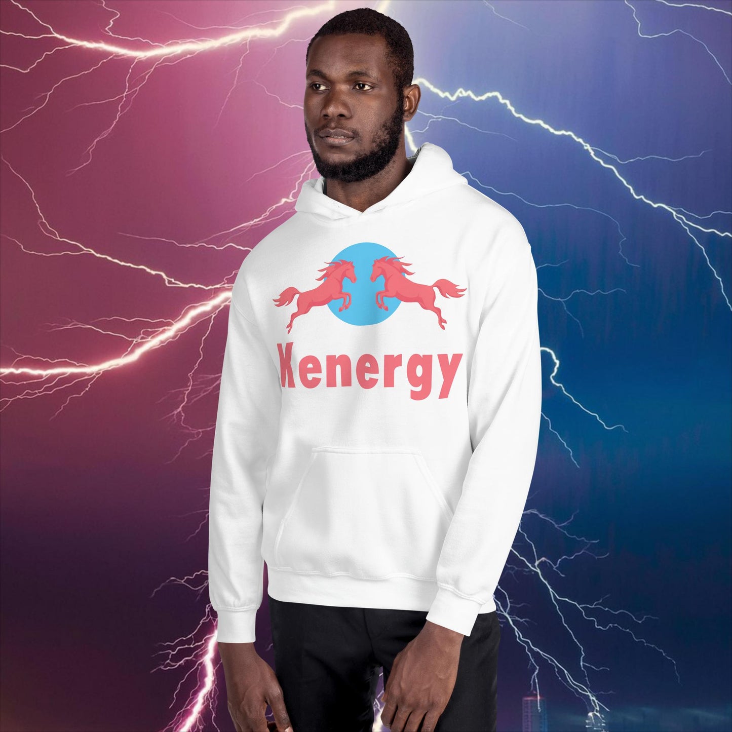 Kenergy Red Bull Ken Barbie Ryan Gosling Kenergy Unisex Hoodie White Hoodies Barbie Ken Kenergy Movies Next Cult Brand