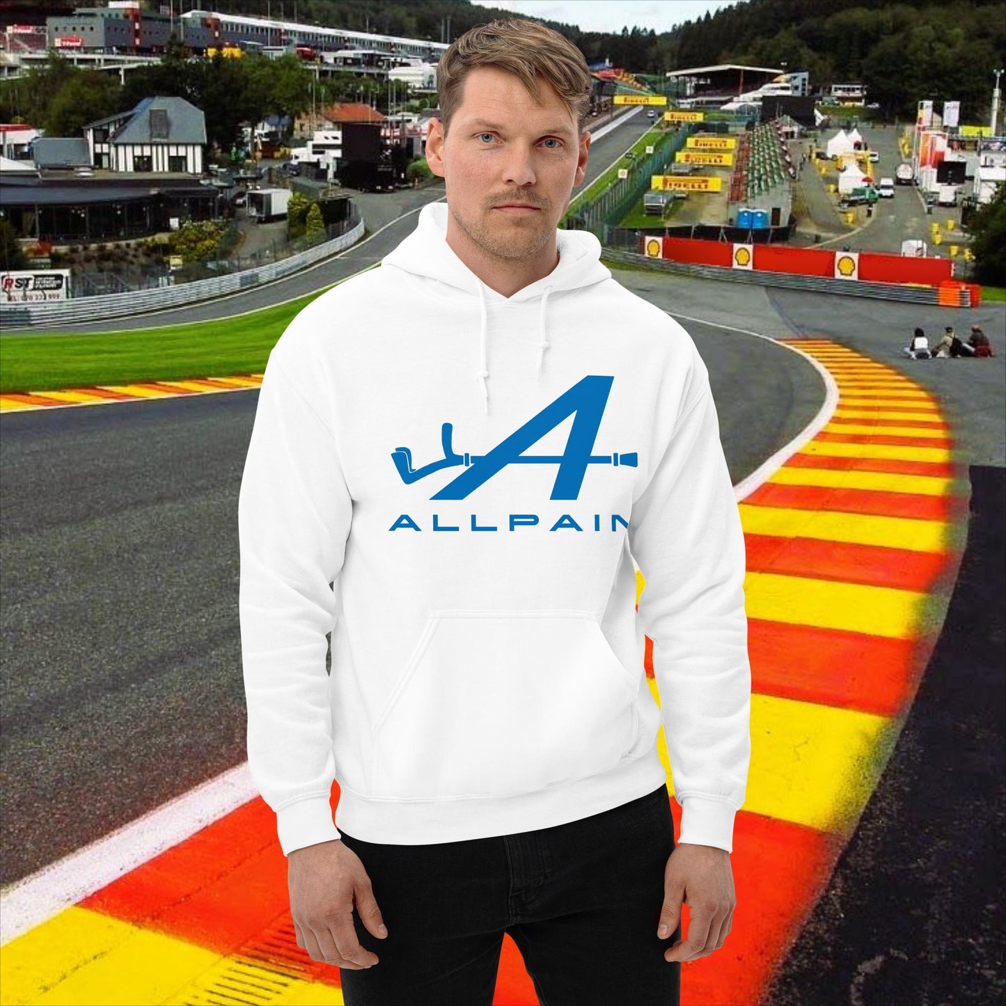 Allpain Alpine F1 Formula 1 Pierre Gasly Esteban Ocon Alpine Unisex Hoodie White Hoodies Alpine F1 Next Cult Brand