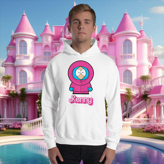 Kenny McCormick Ken Ryan Gosling Barbie South Park Kenny Unisex Hoodie White Hoodies Barbie Ken Kenny Movies South Park TV Shows Next Cult Brand