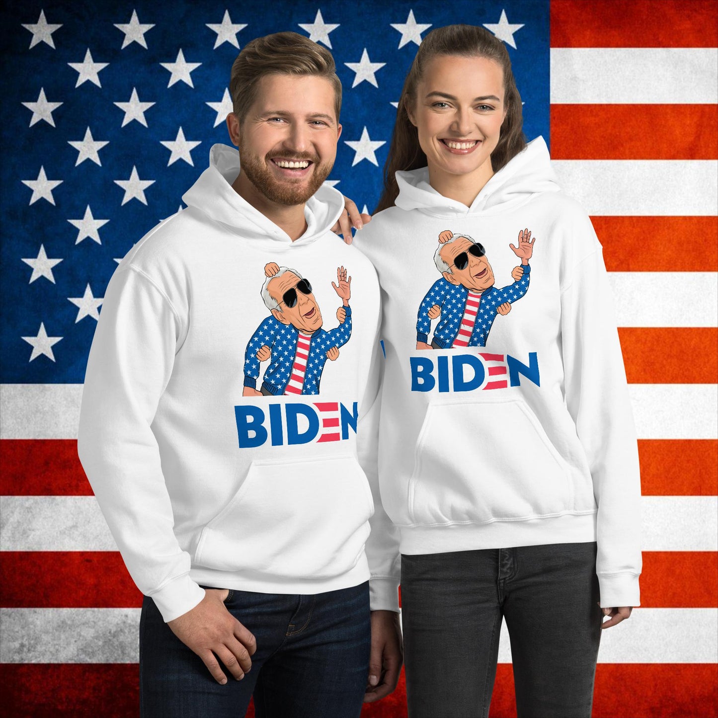 Weekend at Biden's Joe Biden Meme Democrat Republican Trump Gift Biden Gift 90s Vintage Unisex Hoodie White Hoodies Democrats Joe Biden Politics Next Cult Brand