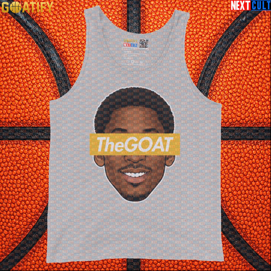 Kobe Bryant Tank Top – Young Kobe The GOAT Muscle Shirt for Lakers Fans and Hoopers Athletic Heather Tank Tops Next Cult Brand
