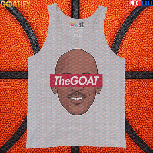 Michael Jordan Tank Top – The GOAT Chicago Bulls 6 Rings Athletic Shirt for NBA Fans Athletic Heather Tank Tops Next Cult Brand