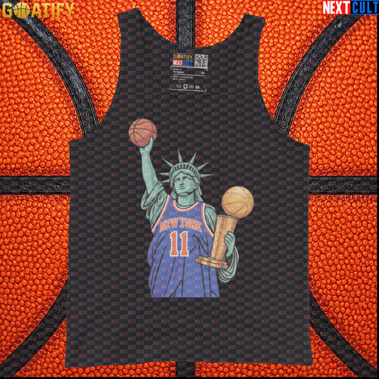 New York Knicks Tank Top – 2026 Champs Muscle Shirt for Basketball and Sports Fans Black Next Cult Brand