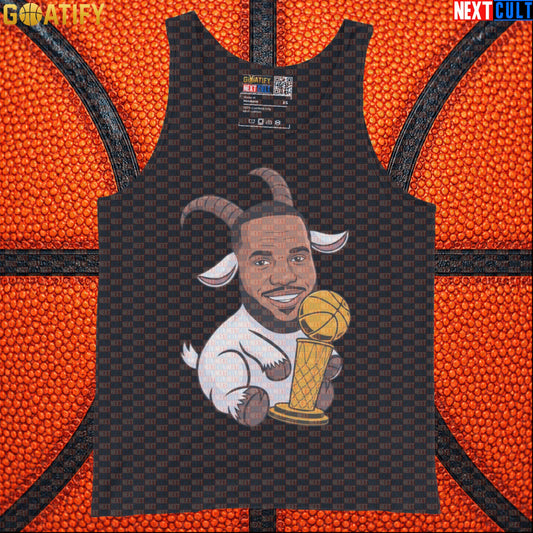 LeBron James Tank Top – LeGOAT Champion Muscle Shirt for Gym and Basketball Fans Black Tank Tops Next Cult Brand