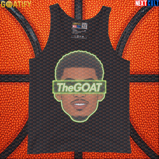 Basketball Tank Top Victor Wembanyama Sci-Fi Alien GOAT Graphic for Spurs Fans and Gym Black Tank Tops Next Cult Brand