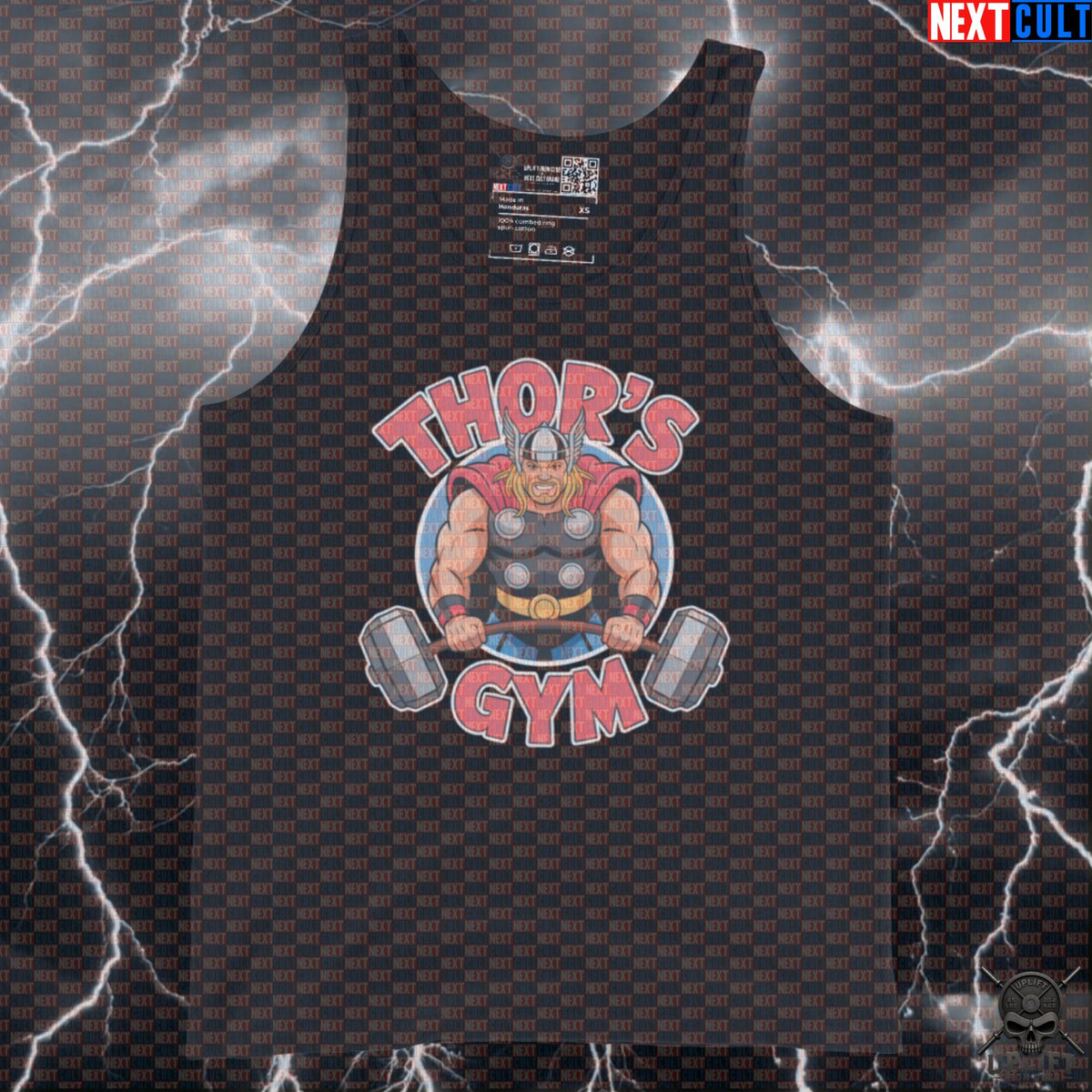 Thor’s Gym Hero Funny Gym Tank Top Muscle Shirt Athletic Vest for Lifters Workout Tank Top Superhero Gym Bros Tank Tops Next Cult Brand