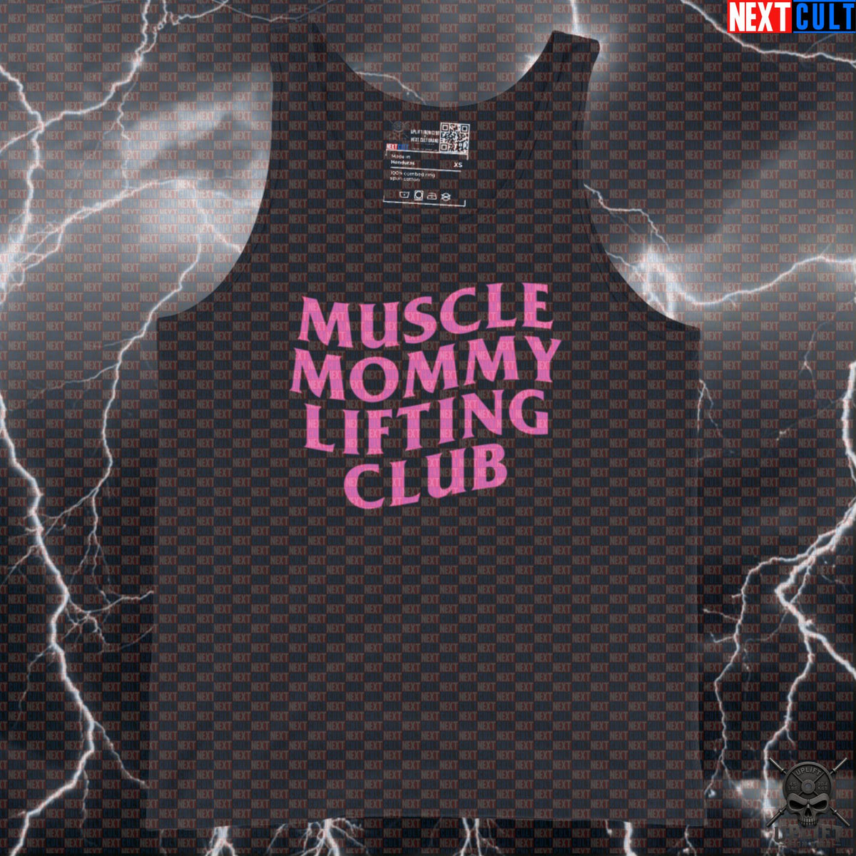 Muscle Mommy Lifting Club Tank Top for Gym Girls, Lifting, Fitness & Arm Day Tank Tops Next Cult Brand