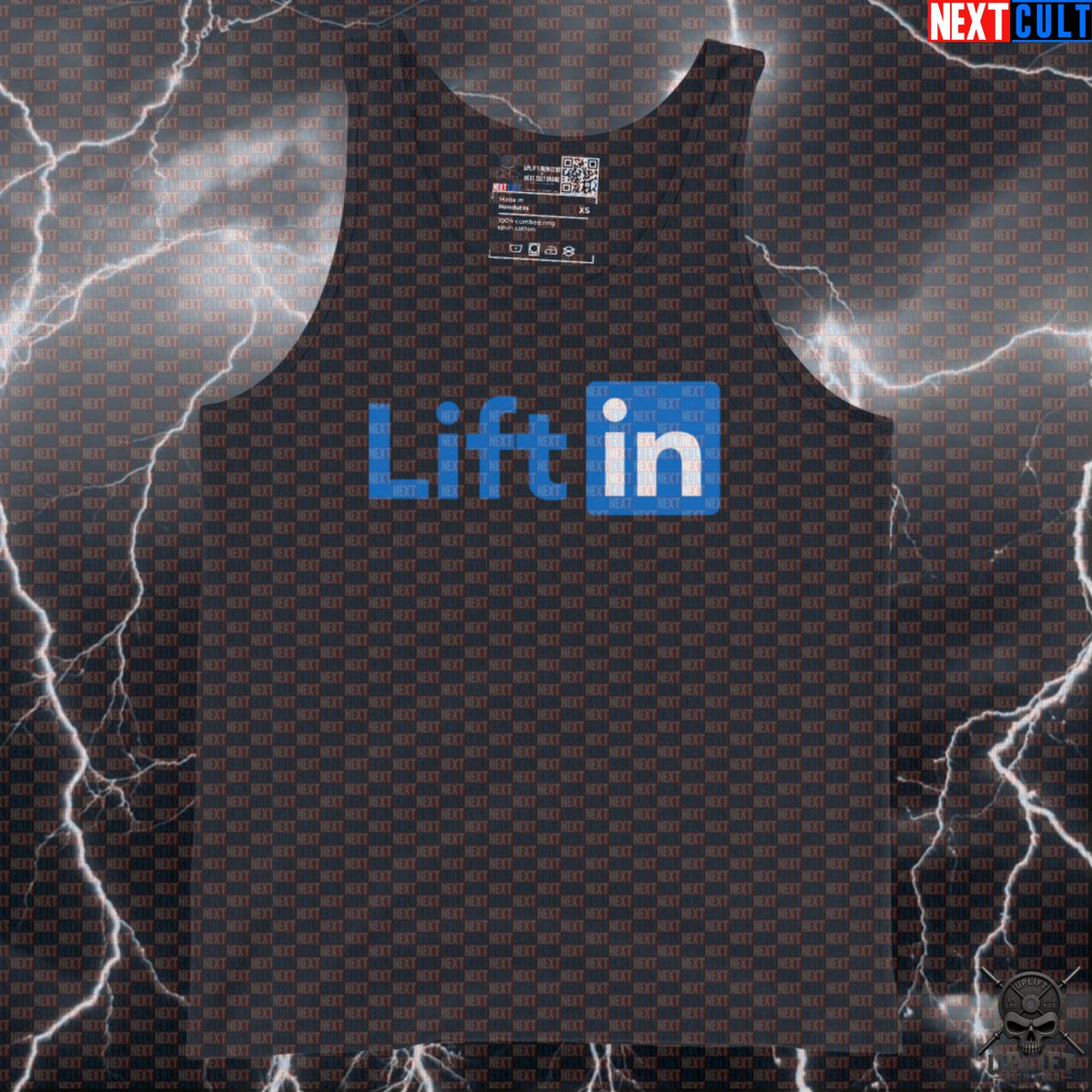 LiftIn Tank Top Professional Lifter Gym Parody for Bodybuilding and Training Days Tank Tops Next Cult Brand