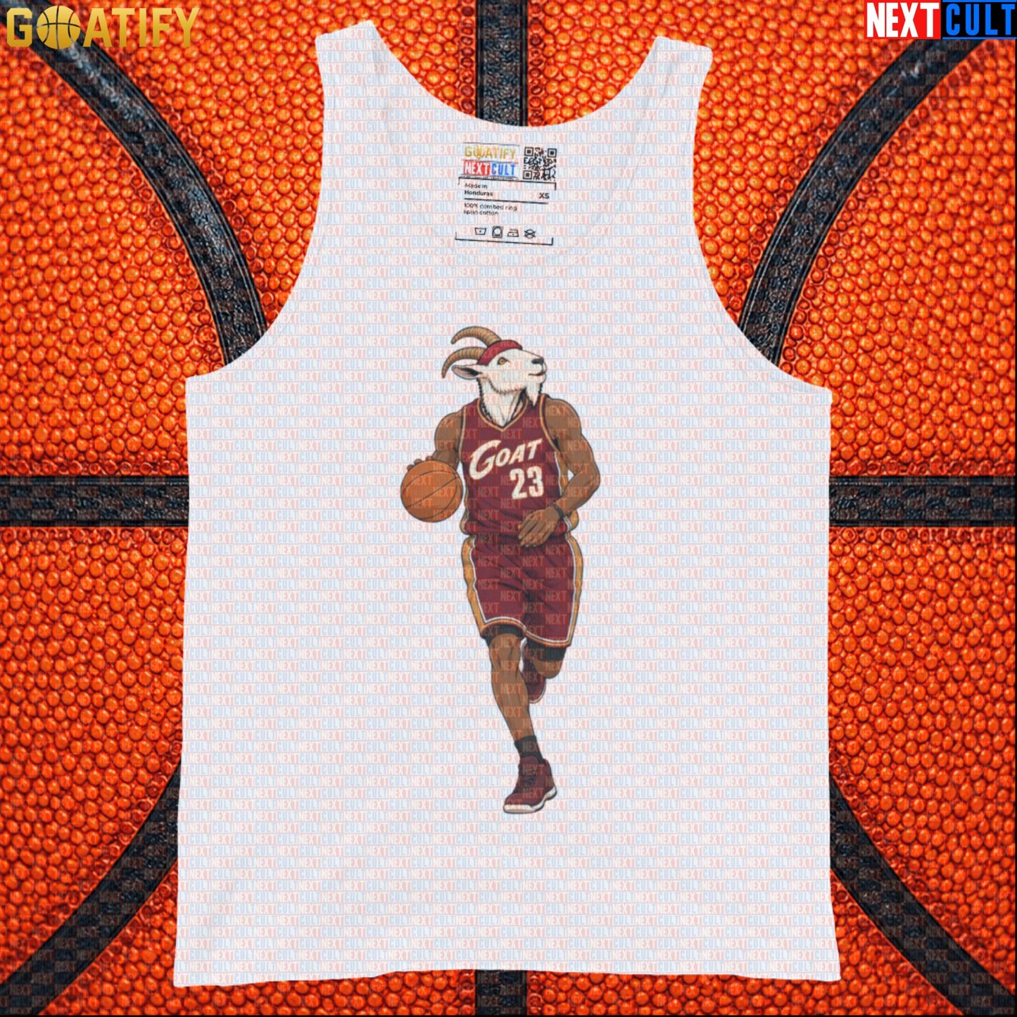 LeBron James Tank Top – GOAT Muscle Shirt Gift for Basketball Training and Cavs Fans White Tank Tops Next Cult Brand