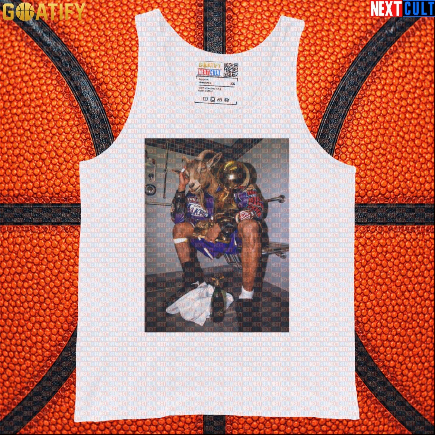 Kobe Bryant Tank Top – GOAT Champion Muscle Shirt for Basketball Training and Lakers Fans White Tank Tops Next Cult Brand