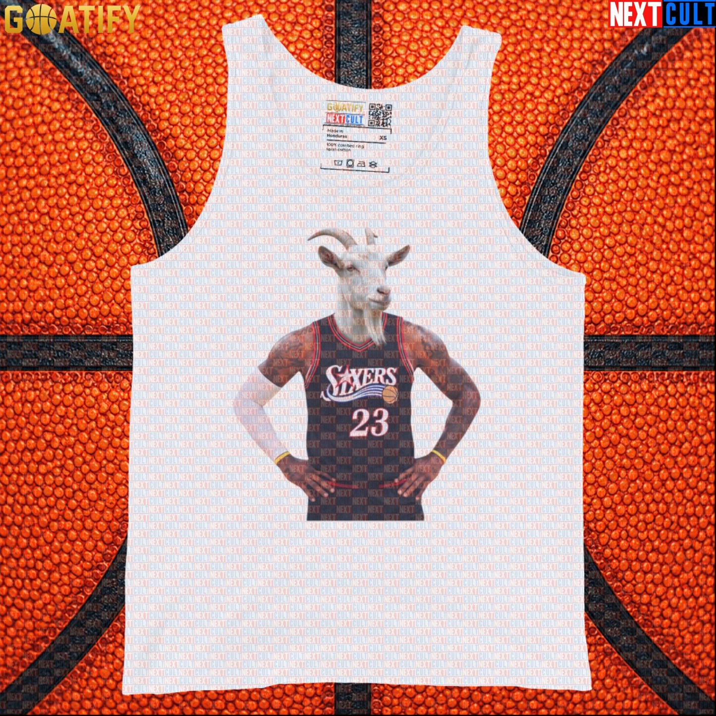 LeBron James Tank Top – Philly GOAT Muscle Shirt for 76ers Basketball Fans & Gym White Tank Tops Next Cult Brand